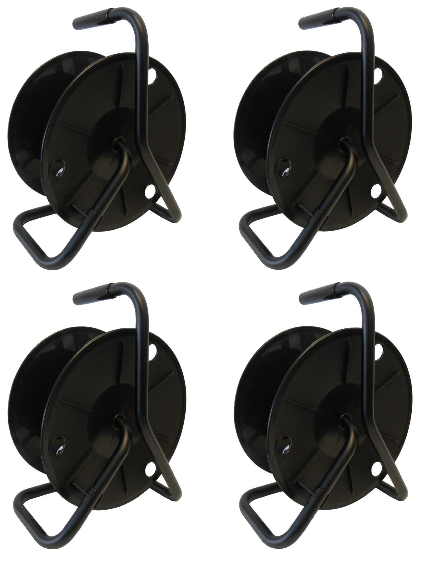 Audio2000'S ADC2716B4 4-Pack Portable Cable Reels/Cord Reels, Capacity of Each Reel: 330 feet of 6mm Cable/Cord