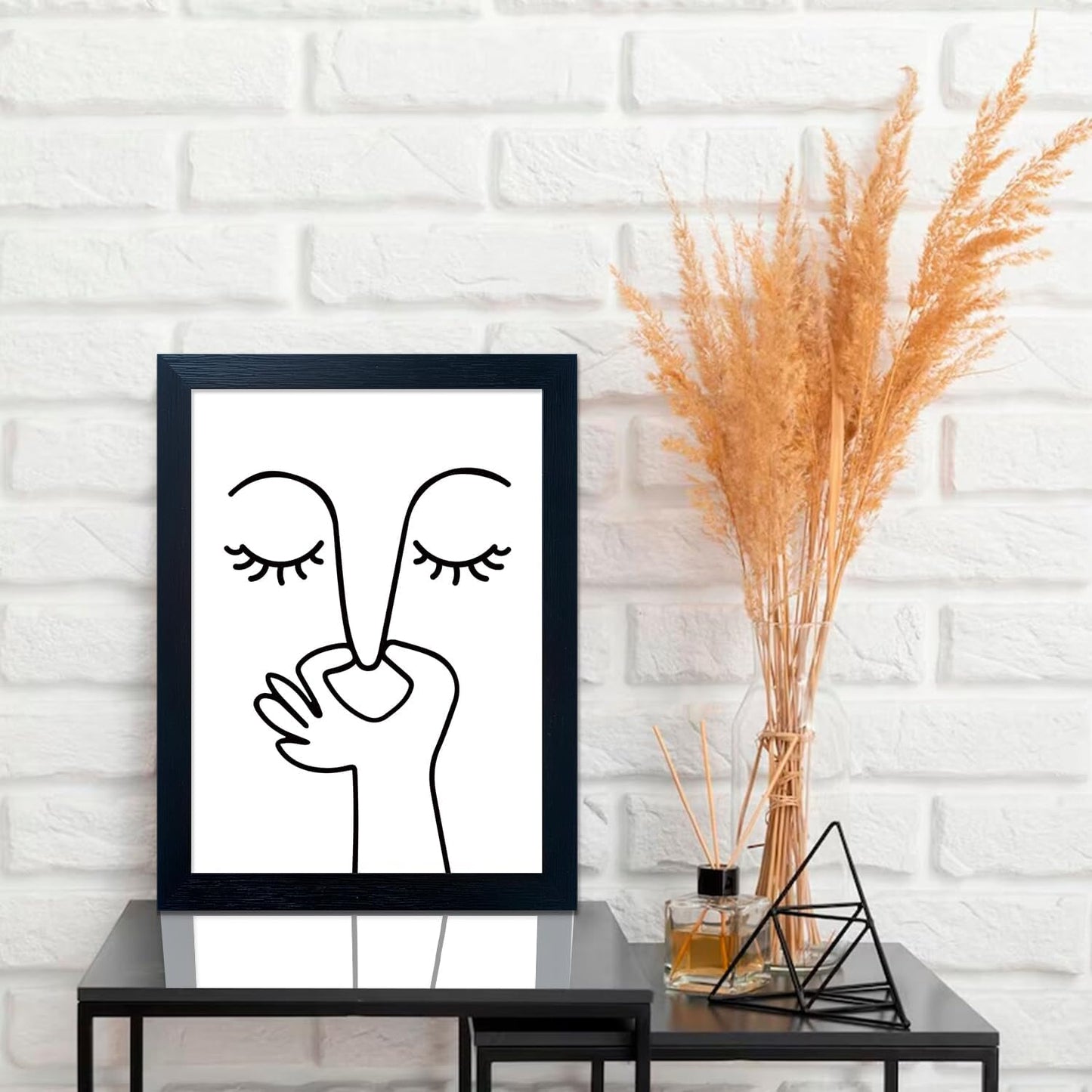Regine Switzerland Black and White Bathroom Wall Art - Humorous Canvas Print for Modern Decor