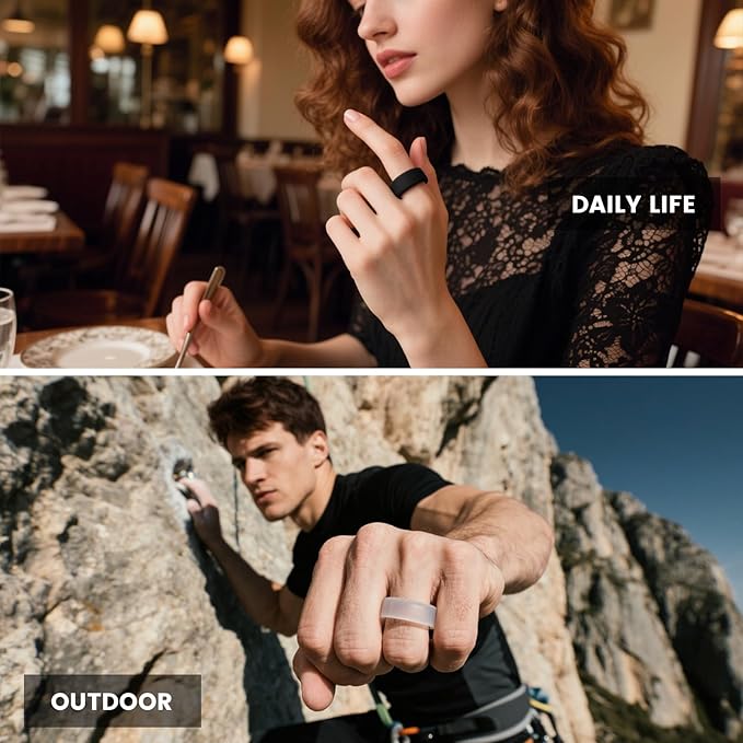Ultra-Thin Covers Compatible with Oura Ring Gen 4/Oura Gen 3 Cover, Anti-Scratch Elastic Silicone Protector Case Smart Rings Accessories for ULTRAHUMAN Ring AIR Women Men, 4 Pack