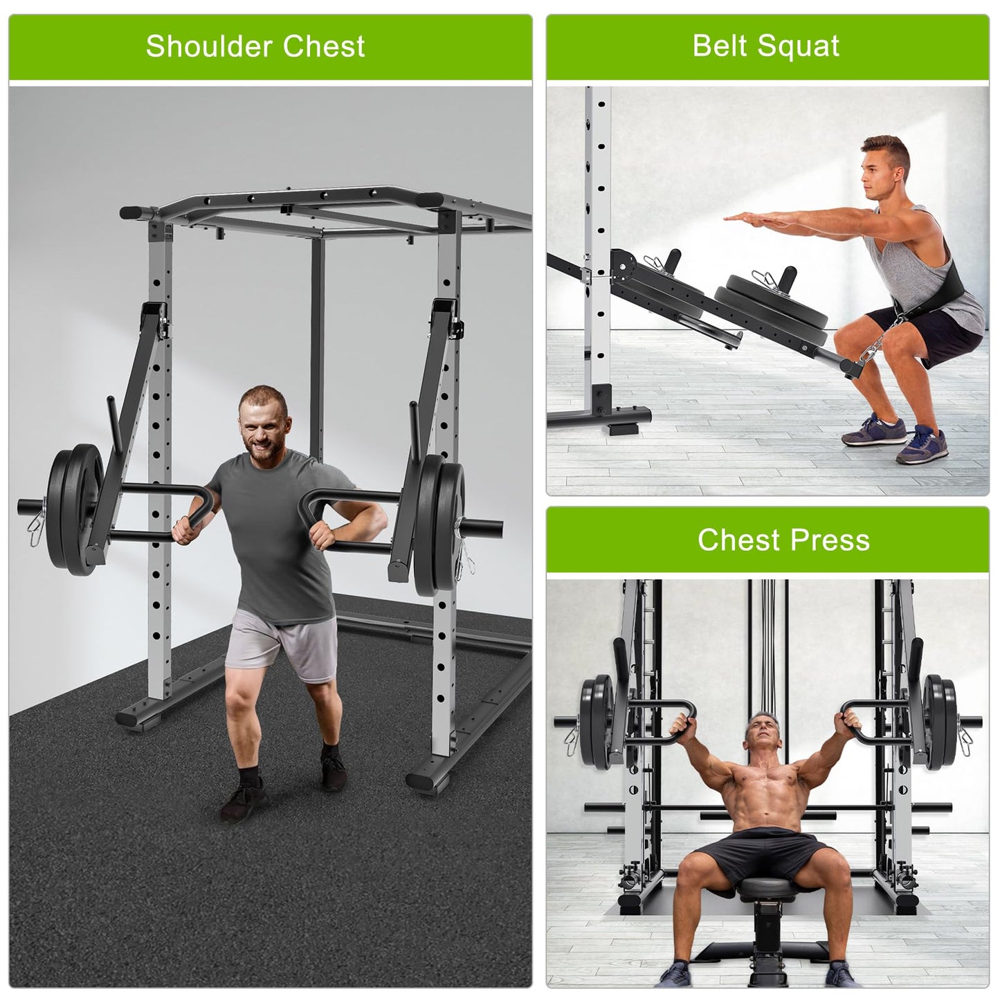 SELEWARE Adjustable Lever Arms Jammer Arms for 3'' x 3'' Power Racks with 5/8" or 1" Holes, Heavy Duty Versatile Lever Arm Attachment for Gym Rows, Pushes, Deadlifts, Belt Squats, Curls and More