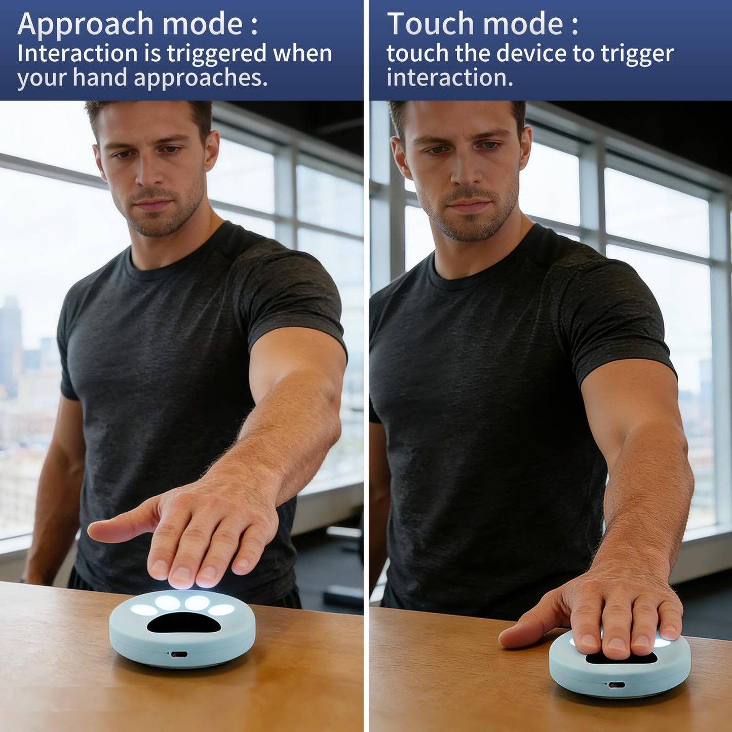 Loccess Reaction Training Light Kit, Hand Eye Coordination Reflex Training Pods, Quick Reaction Agility Training Lights Games for Athletes, Physical Therapists & Fitness Trainers Sports