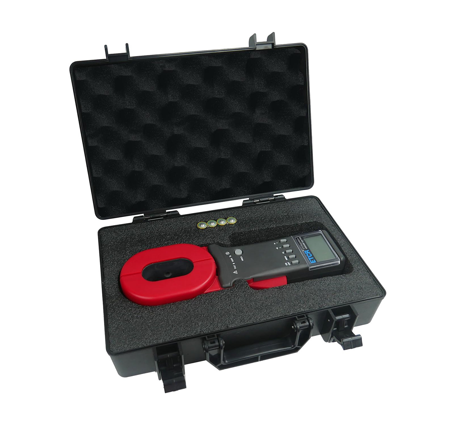ETCR ETCR2000C+ Digital Clamp Ground Earth Resistance Meter Tester 0.01-1200Ω, 0.00mA-20.0A, Clamp Size 65mm×32mm