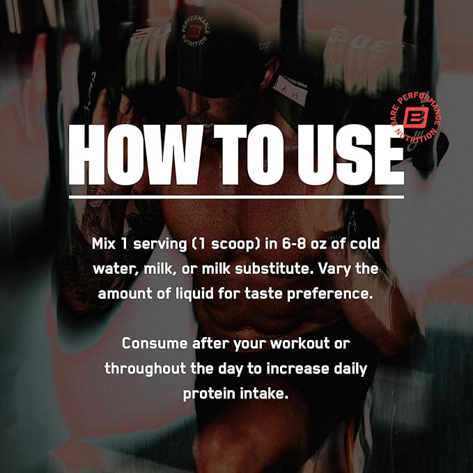 BARE PERFORMANCE NUTRITION, BPN Whey Protein Powder, Whey Protein Concentrate, Native Micellar Casein, Amazing Mixability, Strawberry