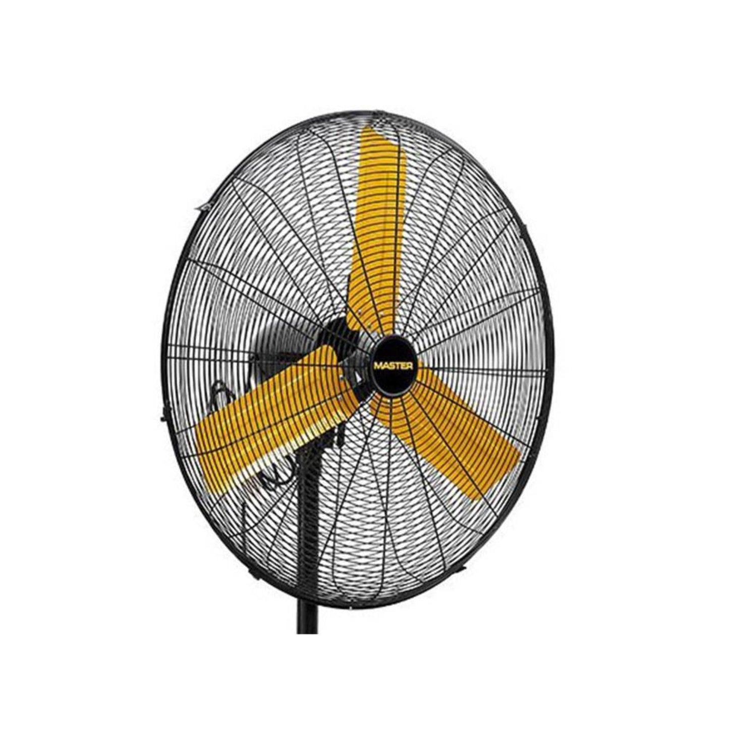 Master 24 Inch Oscillating Industrial High Velocity Pedestal Fan - Use for Shop, Garage or Warehouse, All-Metal Construction with OSHA-Compliant Safety Guards, 3 Speed Settings (MAC-24POSC)