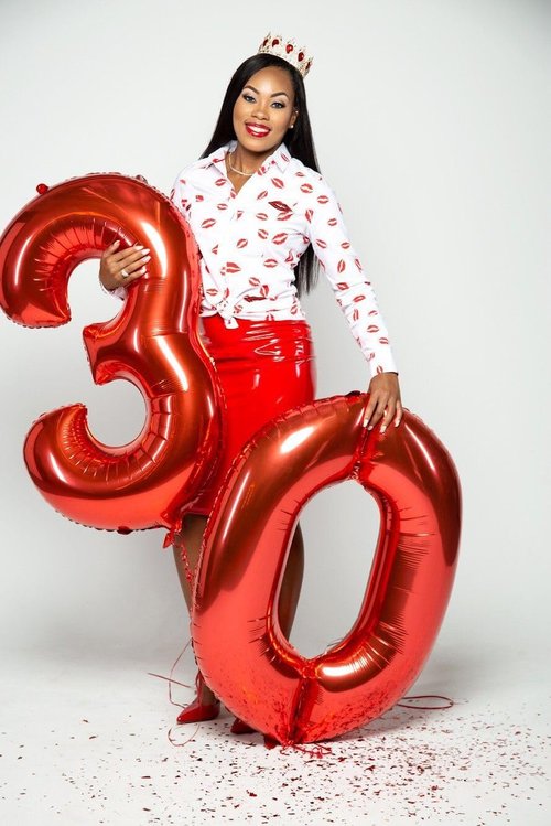 Large Red Number 13 Balloon by [Brand Name] - 40 Inch Foil Party Decoration for Birthdays & Events