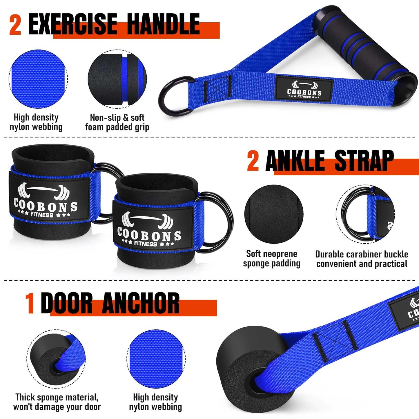 Heavy Resistance Bands for Working Out, 300LBS Exercise Bands with Handles, Workout Bands for Men, Weight Fitness Bands Set for Muscle Training, Strength, Slim, Yoga, Home Gym Equipment