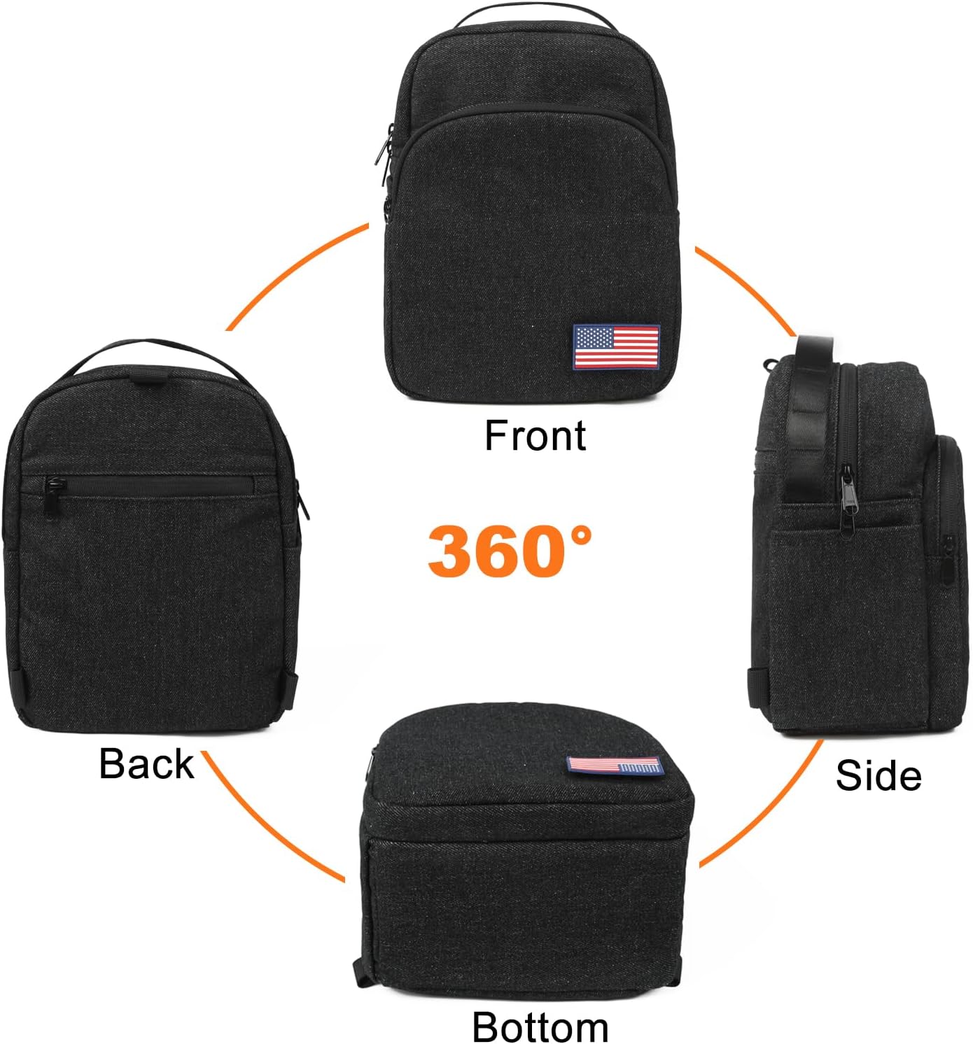 Besnfoto Camera Bag Crossbody Small Cute Camera Bag Purse Waterproof Travel Shoulder Case Sling Designer for Mirrorless