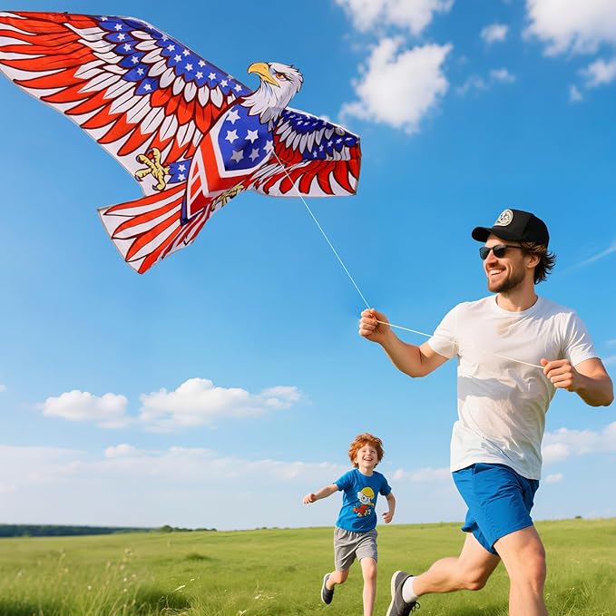 for Kids & Adults Easy to Fly, Large Kites for Adults,Beginner Kite for Kids Ages 4-8, 8-12, Perfect for Beach Trip and Family Activities