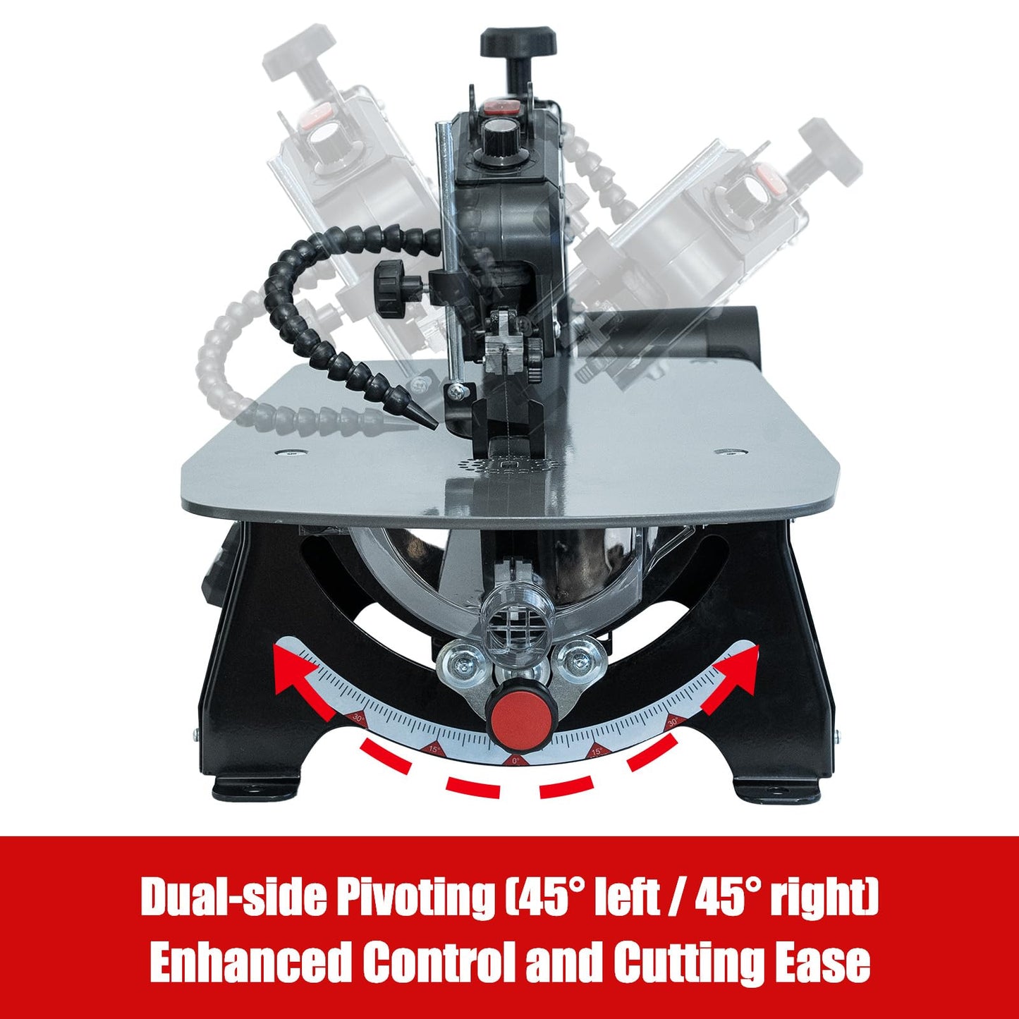 Bucktool 18 Inch Variable Speed Scroll Saw, 1.3A Power Scroll Saws for Woodworking with Rotating Saw Arm, 15 TPI Pinned Blade, 18 TPI Pinless Blades for Craftsman, Crafting, Craft