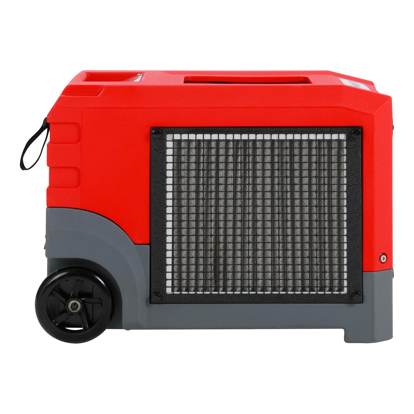 Mounto MOUNTO 268Pints LGR Commercial Compact Dehumidifier with Pump and Drain Hose, LGR Portable Dehumidifier with wheels for Home, Basements, Garages, and Job Sites (Red)