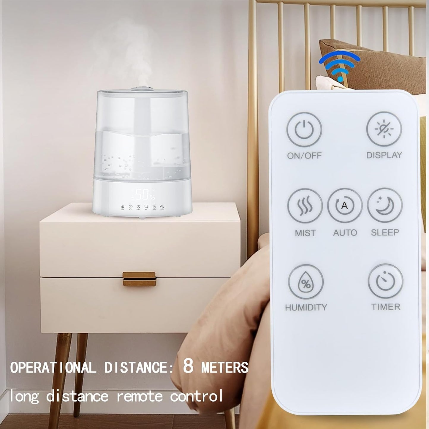 Snrigw 1000S 10L Replacement Remote Control for LEVOIT OasisMist Smart Humidifier,Essential Oil Diffuser
