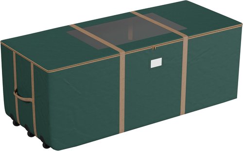 Elf Stor Rolling Storage Bag - 12FT Durable Bag with Handles & Wheels for Cushions, Clothes & More | Green