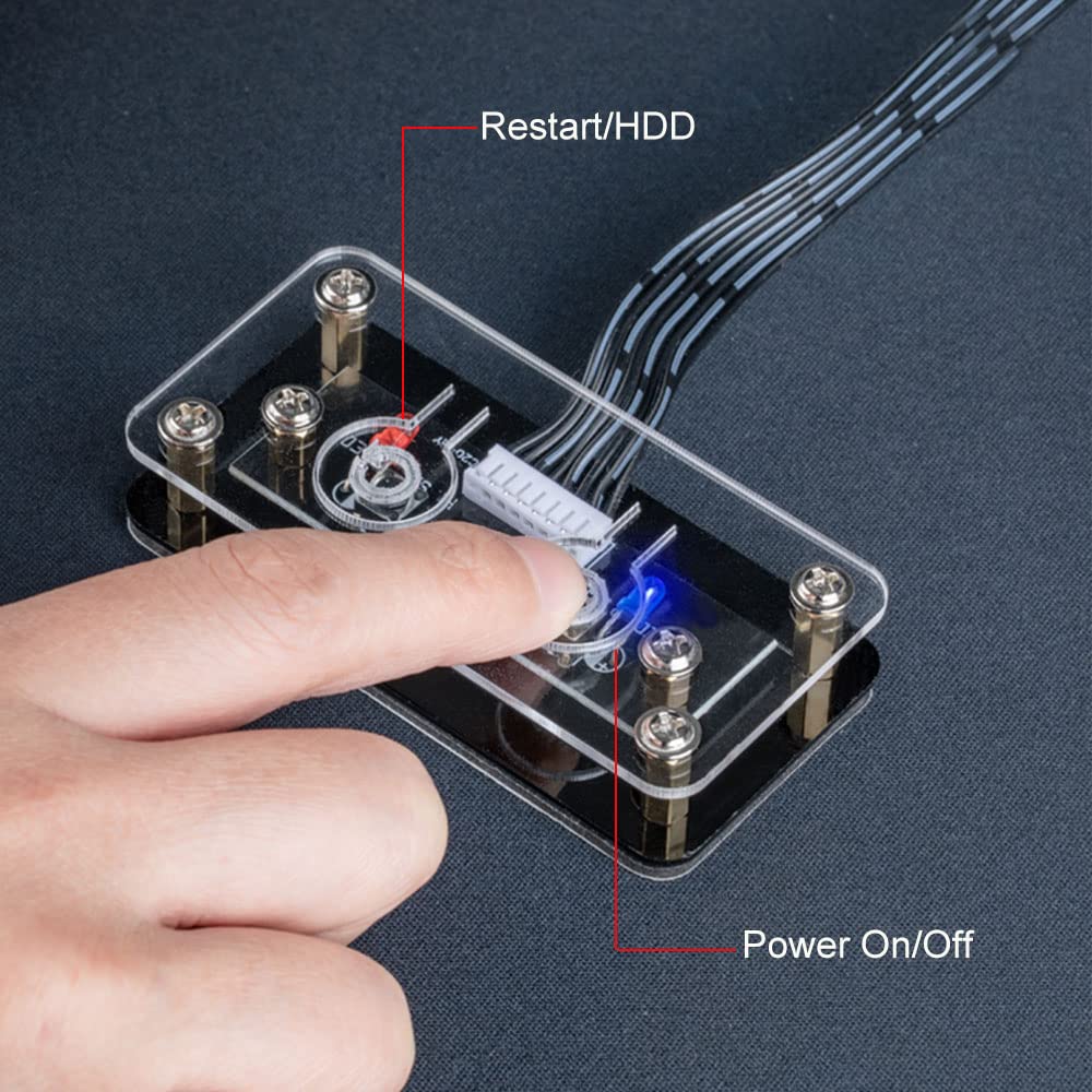 External Power Button for Desktop Computers: On/Off Switch for Motherboard