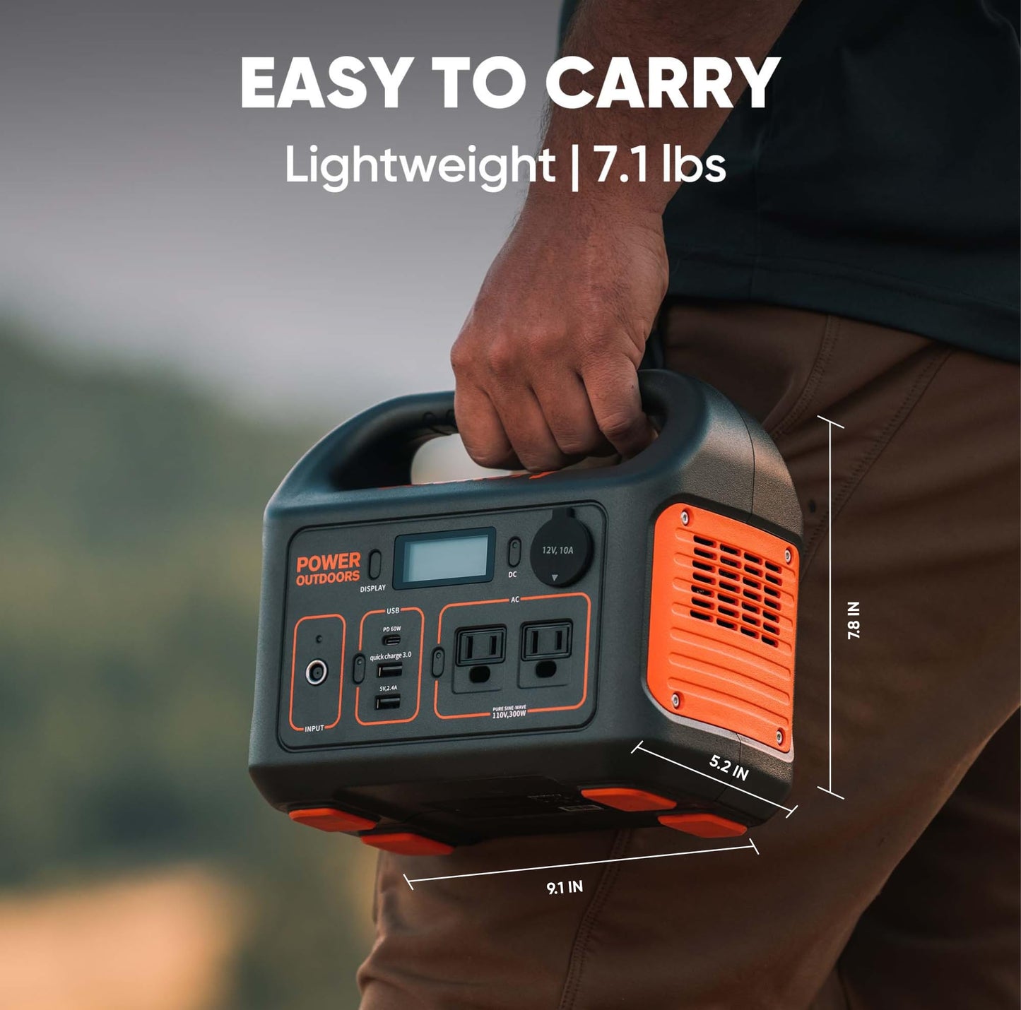 Jackery Portable Power Station Explorer 300, 293Wh Backup Lithium Battery with 40W Solar Panel, 110V/300W Pure Sine Wave AC Outlet, Solar Generator for Outdoors Camping Travel Hunting Blackout