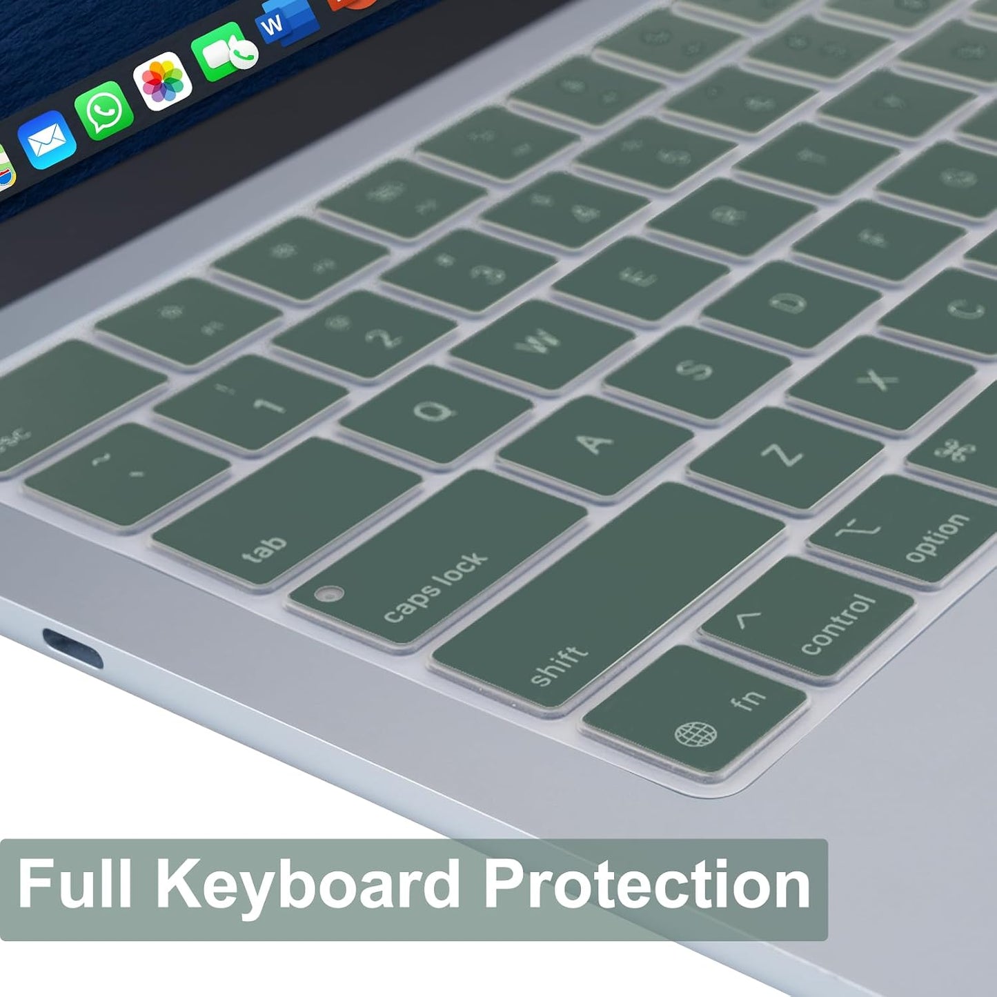 MOSISO 13.6 inch 2025 M4 A3240/Air 15 inch 2025 M4 A3241/Pro 14 inch 2025 M5 A3434, Keyboard Cover Skin Compatible