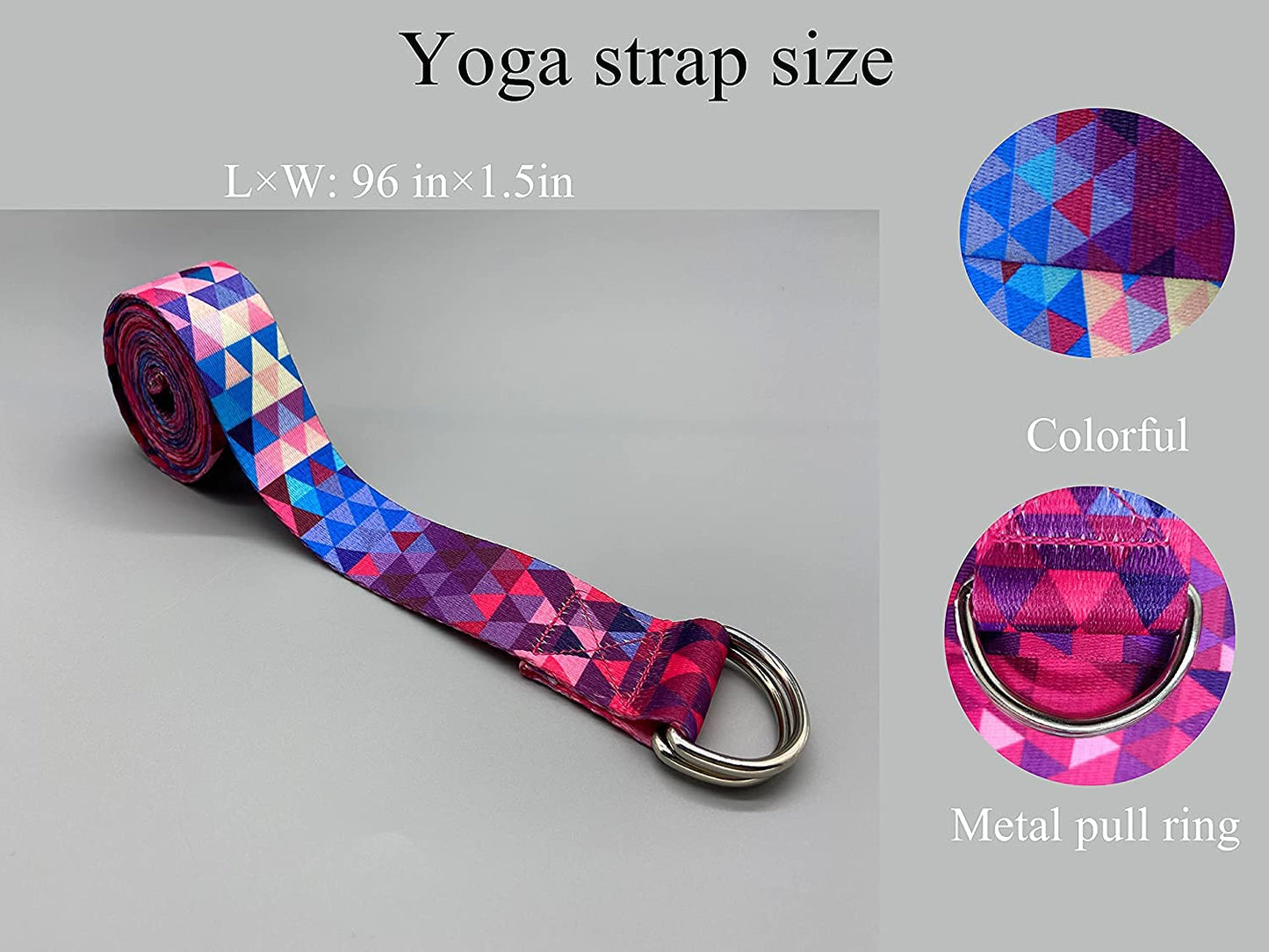 Aozora Yoga Wheel 13" with Most Detailed Book Step by Step Guide on How to Do 30+ Poses,! Perfect for Stretching and Improving Backbends (3 Pack - 6, 10 & 13" -Cork/Turquoise +strap)