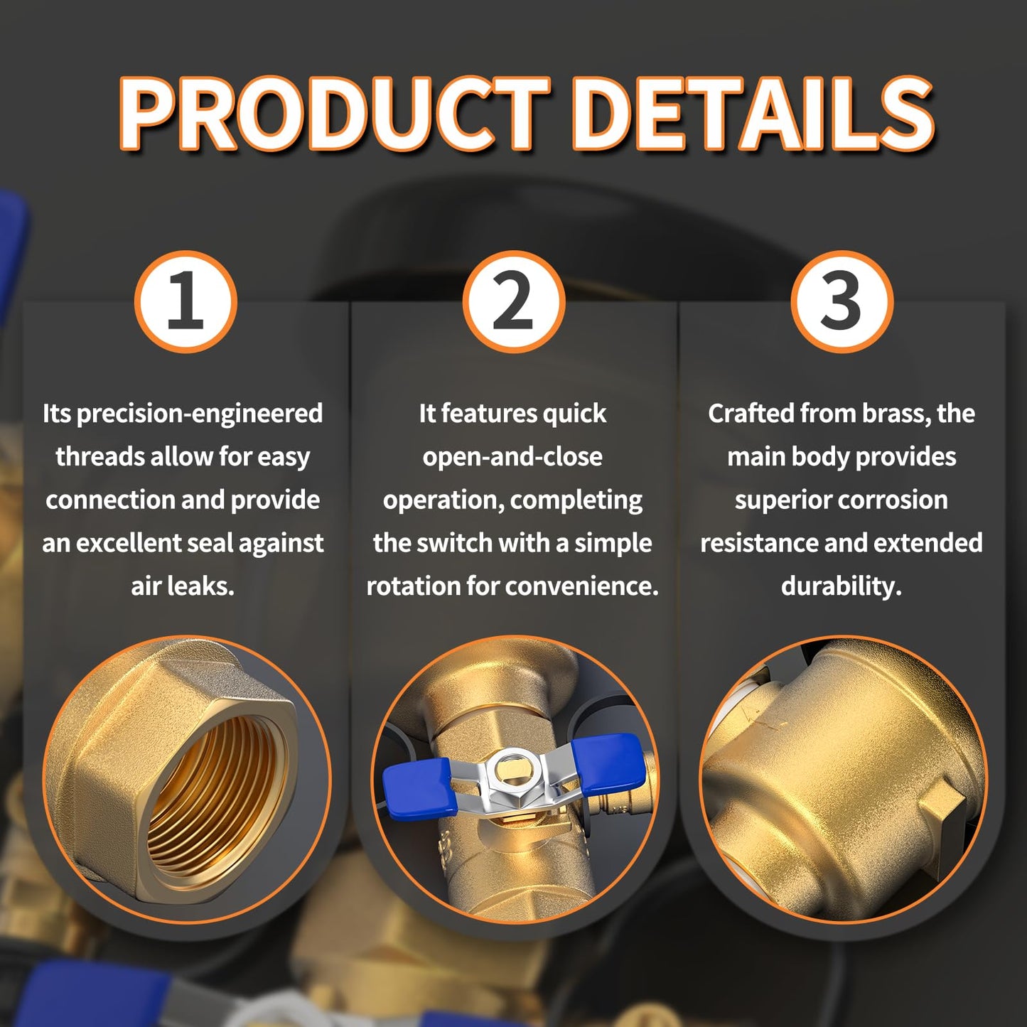 GASHER 1" Pressure Vacuum Breaker Assembly with Pipe Freeze Protection Cover, Brass Irrigation Backflow Preventer, Max 400 PSI Back Siphon Valves for Irrigation System