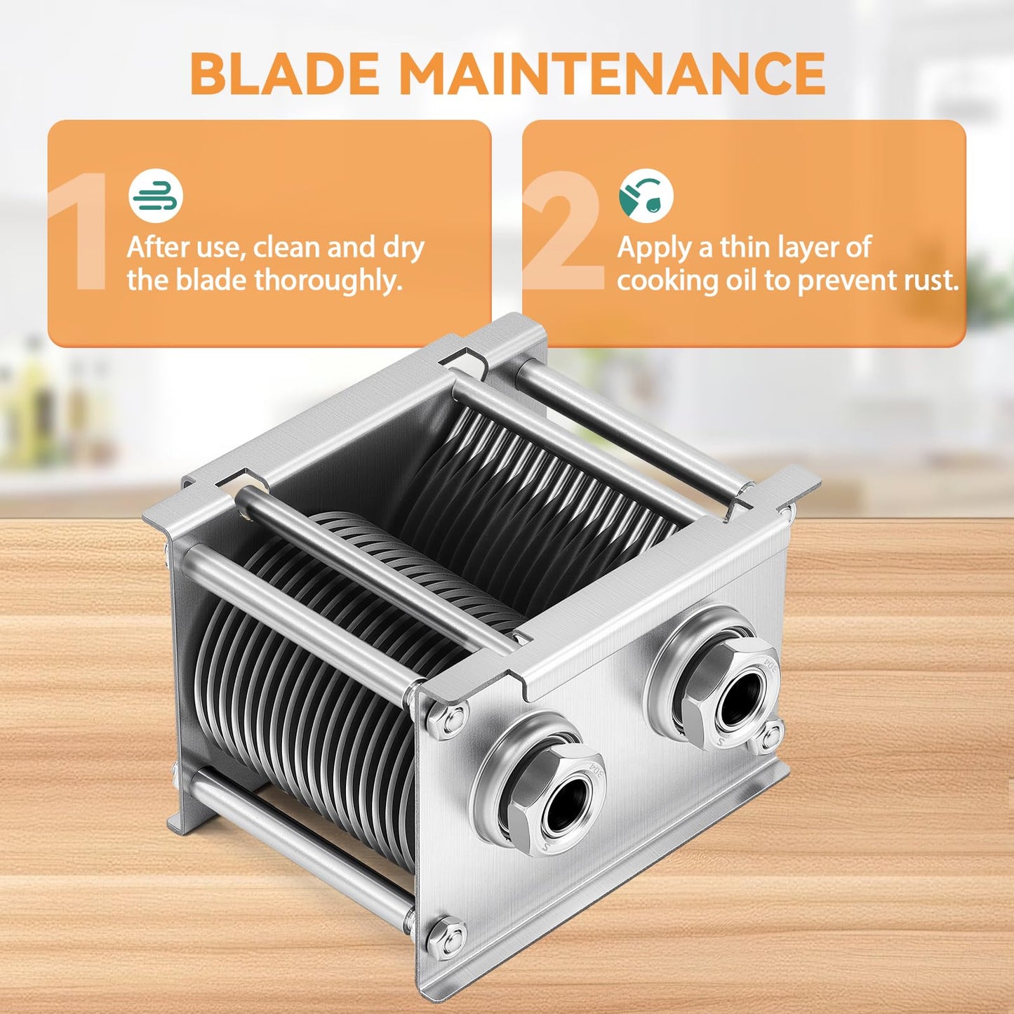 Newhai 850w Meat Cutter 5mm + 15mm Spare Blade