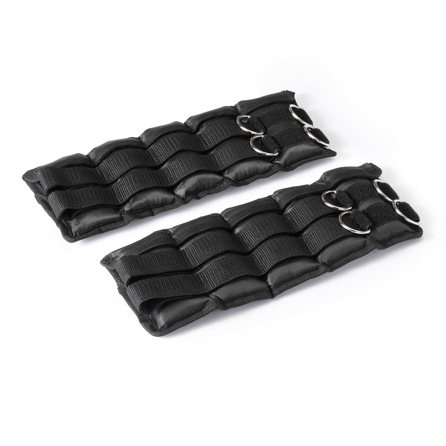 Amazon Basics Adjustable Ankle Weights for Resistance Training, 2.26 kg Set (1.13 kg Each), Black