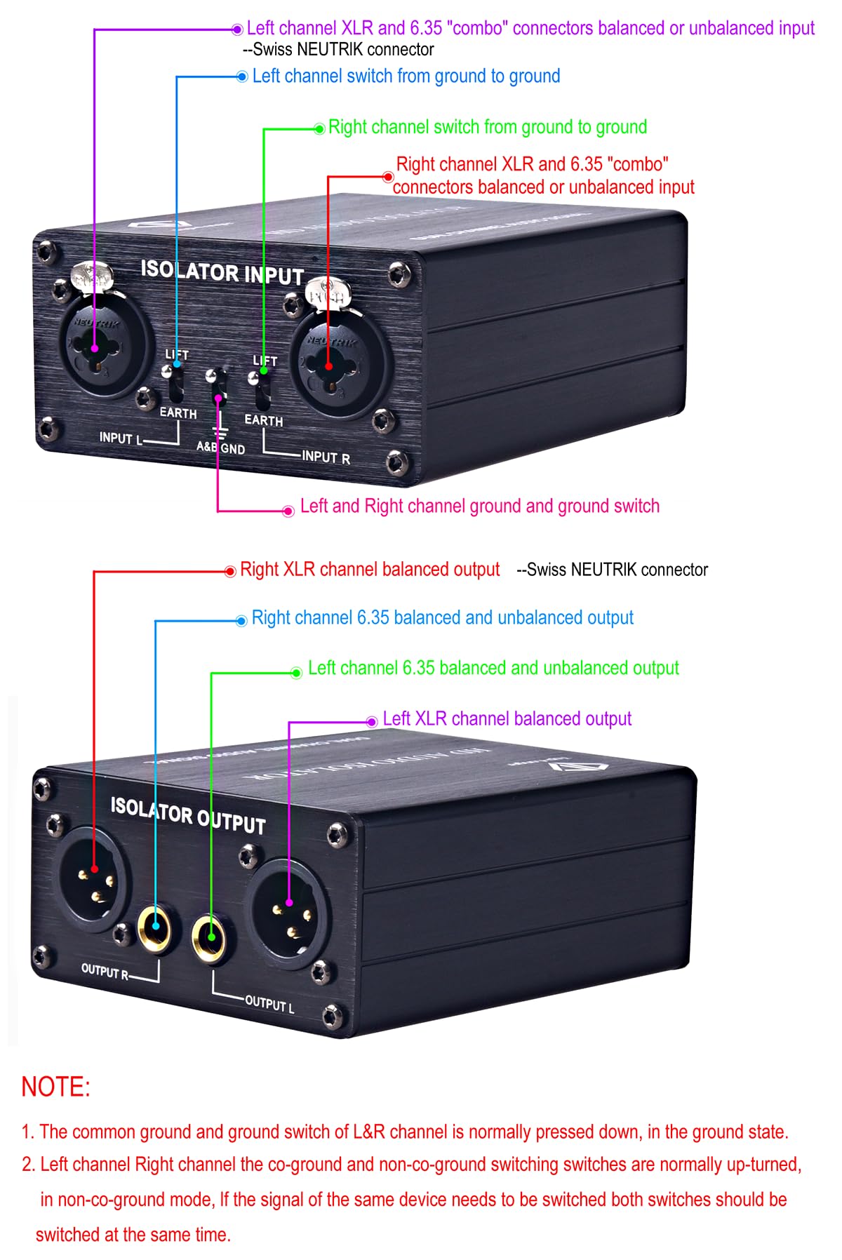 Top-Longer Elimination Transformer XRL/6.35/TRS / 1/4 TS Audio Isolation Noise Stop Unwanted Buzzing or Humming from Sound Systems and PA Troubleshoot and Eliminate AC Hum on Sound System…