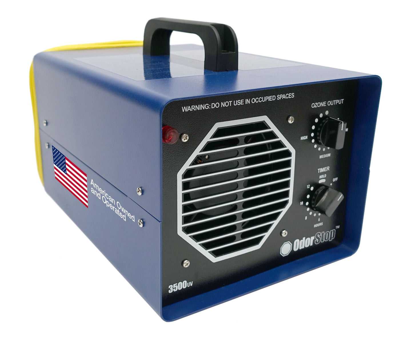 OdorStop OS3500UV-1 Professional Grade Ozone Generator Ionizer for Areas of 3500 Square Feet+, For Deodorizing Medium to Large Spaces Such as Homes and Offices (3500 sq ft + UV)