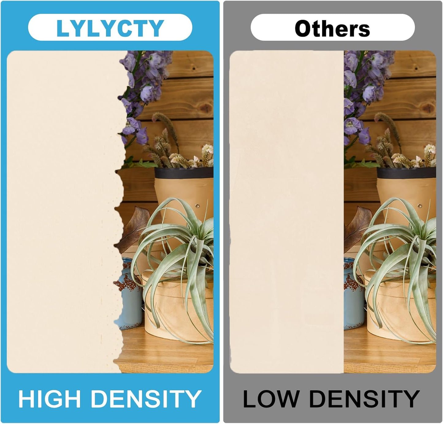 LYLYCTY 6X9 Cream Backdrop for Photoshoot Professional Photo Backdrop Background Curtain for Product Photography