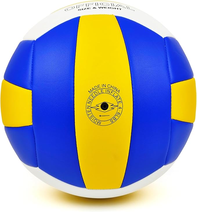 Official Size 5 Soft PU Waterproof Volleyball for boy and Girl and for Adult Indoor Outdoor Beach Training Ball and Game Ball or Beginner Teenager