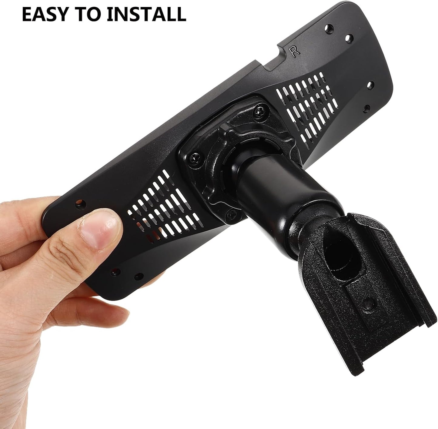 Gatuida Black ABS Rear View Mirror Dash Cam Mounting Kit for Backup Cameras