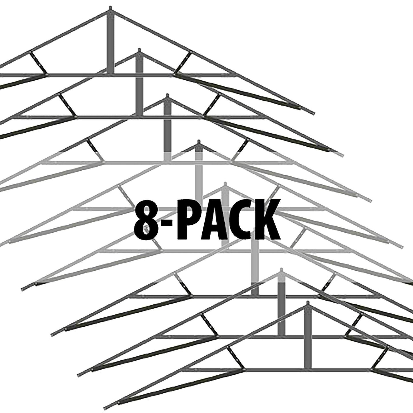 LIFETIME 60273 11'. Shed Snow Load Kit, 8 Pack