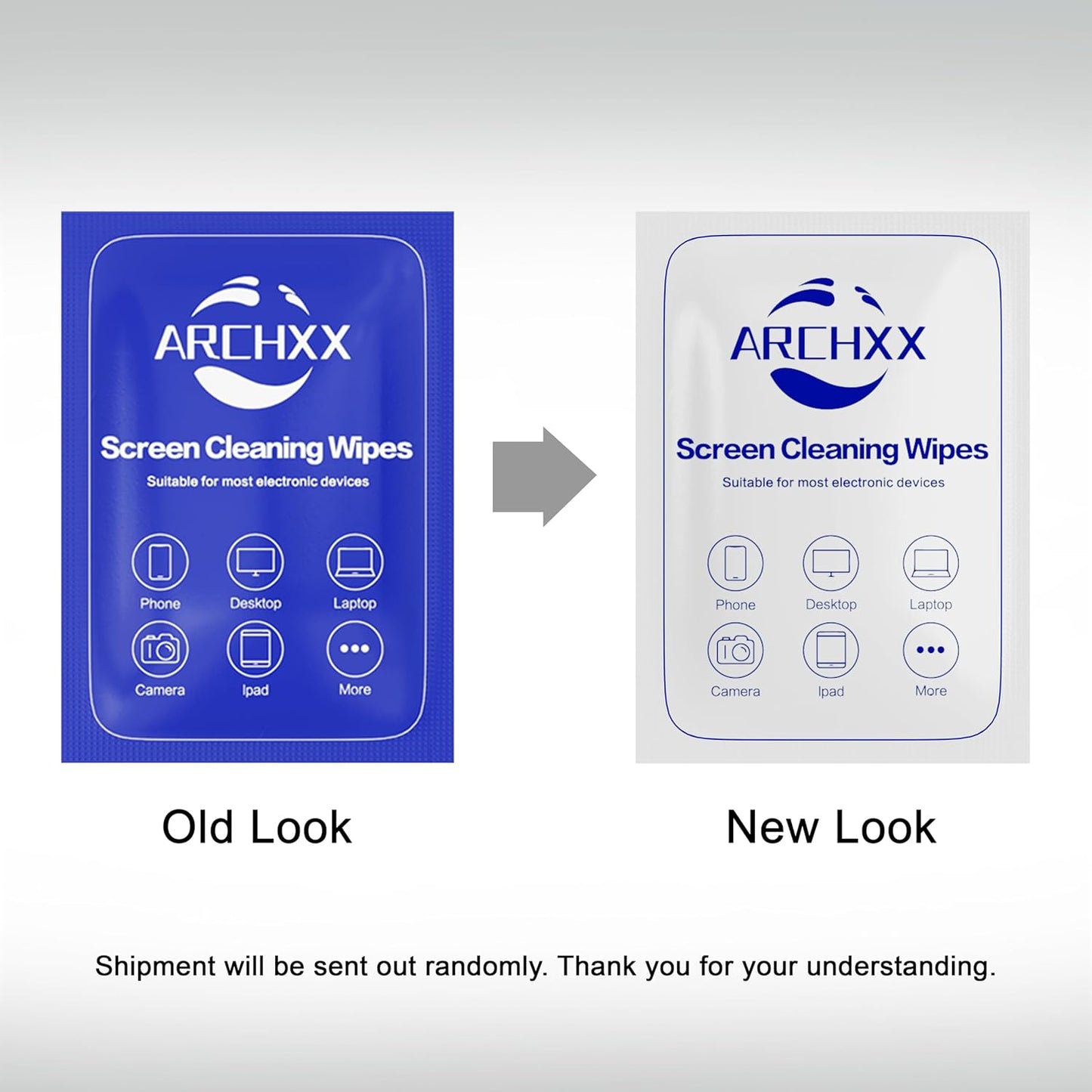 240 Count 6"x6" ARCHXX Screen Wipes for Electronics, Pre-Moistened Screen Cleaner for Screens