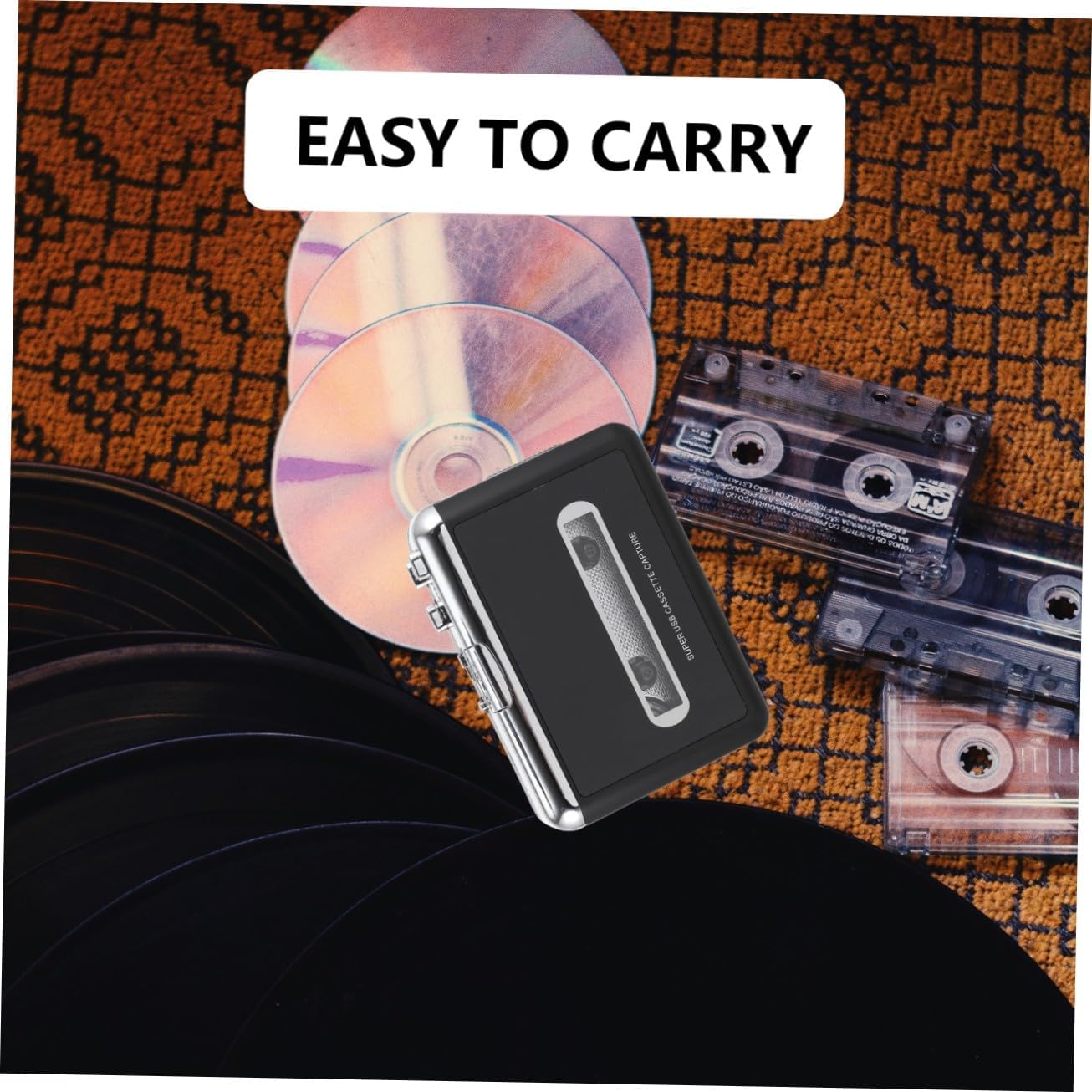 Cassette MP3 DOITOOL to Converter Built-in Speaker USB Tape Player for Music Conversion Portable Audio Digital