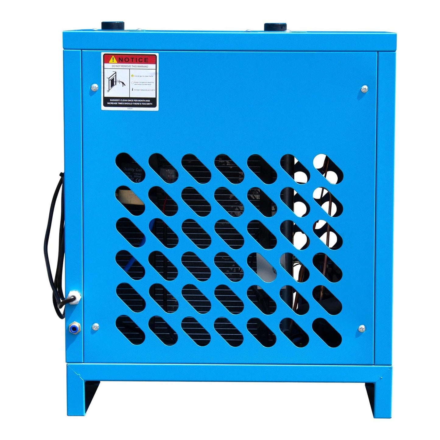 Torin Industrial Refrigerated Air Dryer 110V 70 CFM, 0.75 KW for 15HP-20HP Rotary Screw Air Compressors – R134a Cooling System – Removes Moisture, Oil, Dust