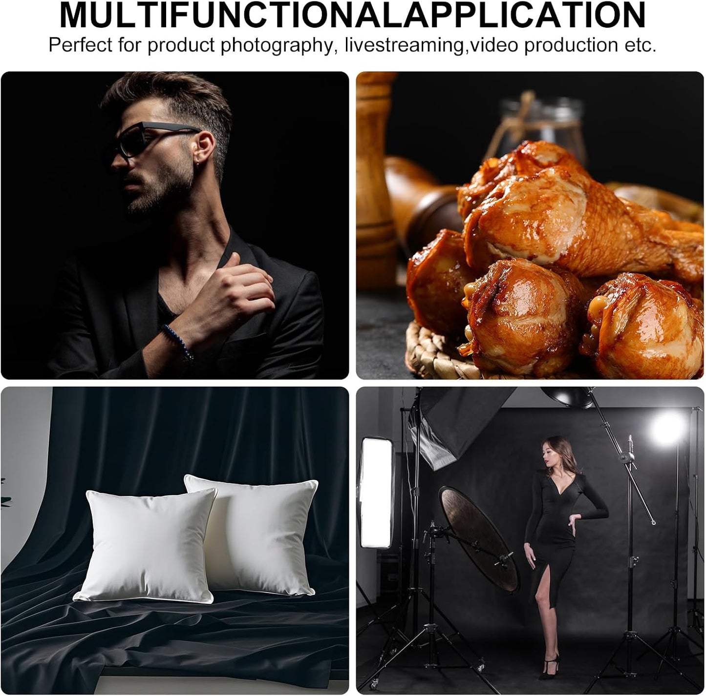 Ximaoy 5 6.5 Black Backdrop for Photography x Ft,Black Background Sheet for Photography,Photo Backdrop Curtain