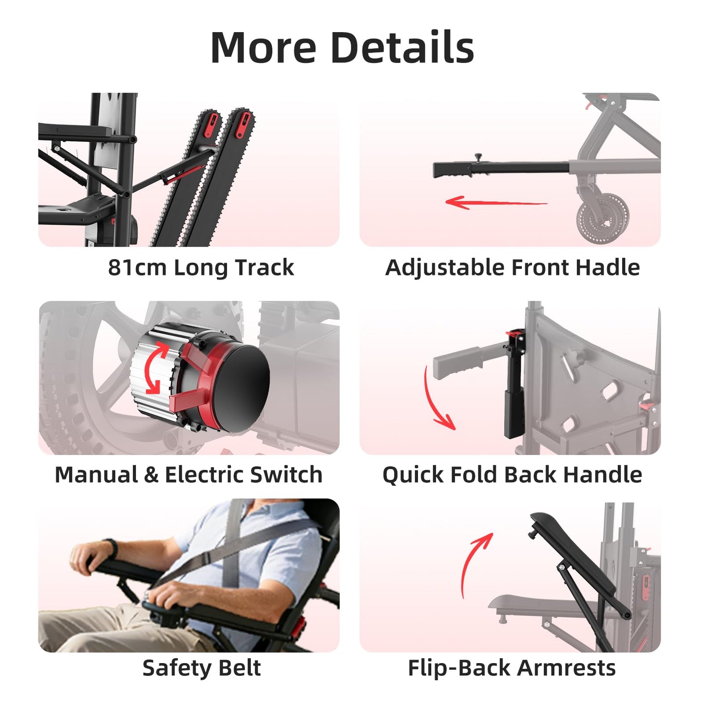 Foldable Electric Wheelchair for Seniors, All-Terrain Power Wheelchair with 15-Mile Long Range, 620W Powerful Motor Portable Lightweight Mobility Chair with 12" Puncture-Proof Tires No Installation