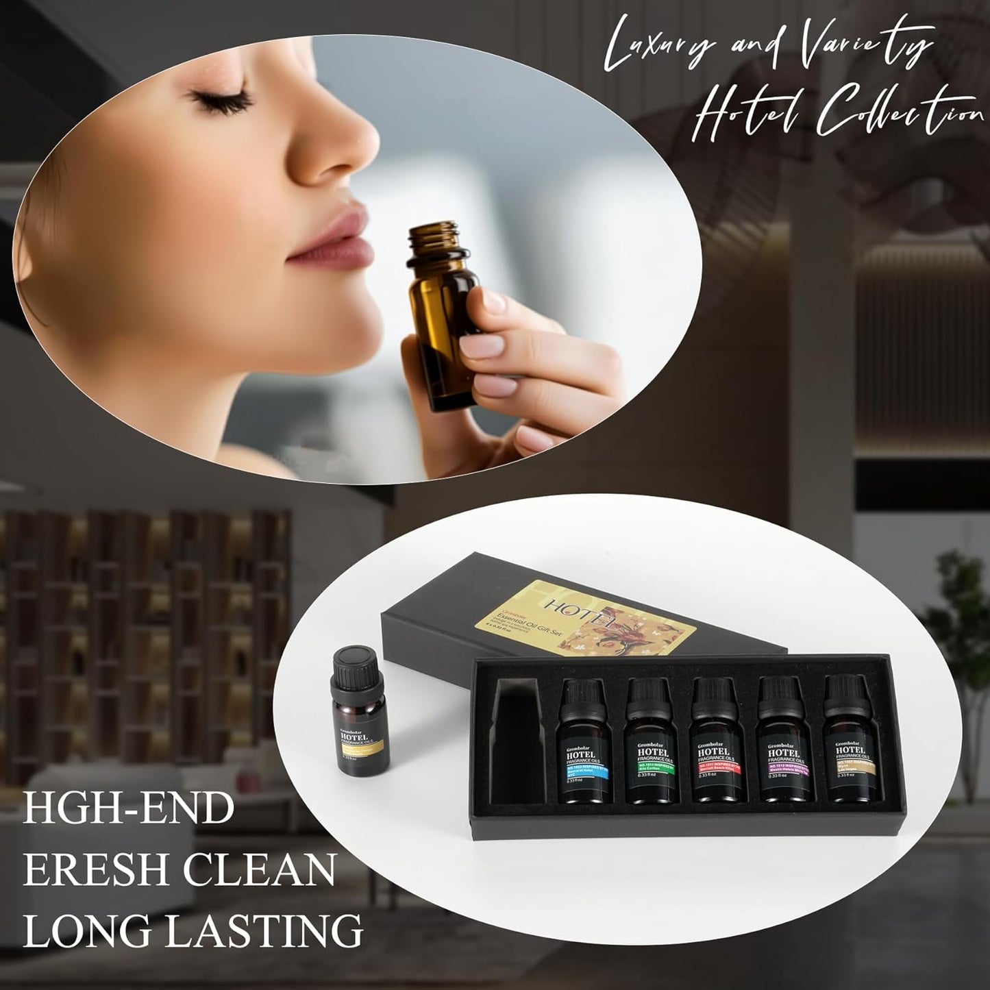 Skiennix Essential Oils Set | Hotel Collection Diffuser Oils - Premium Fragrance for Home Care
