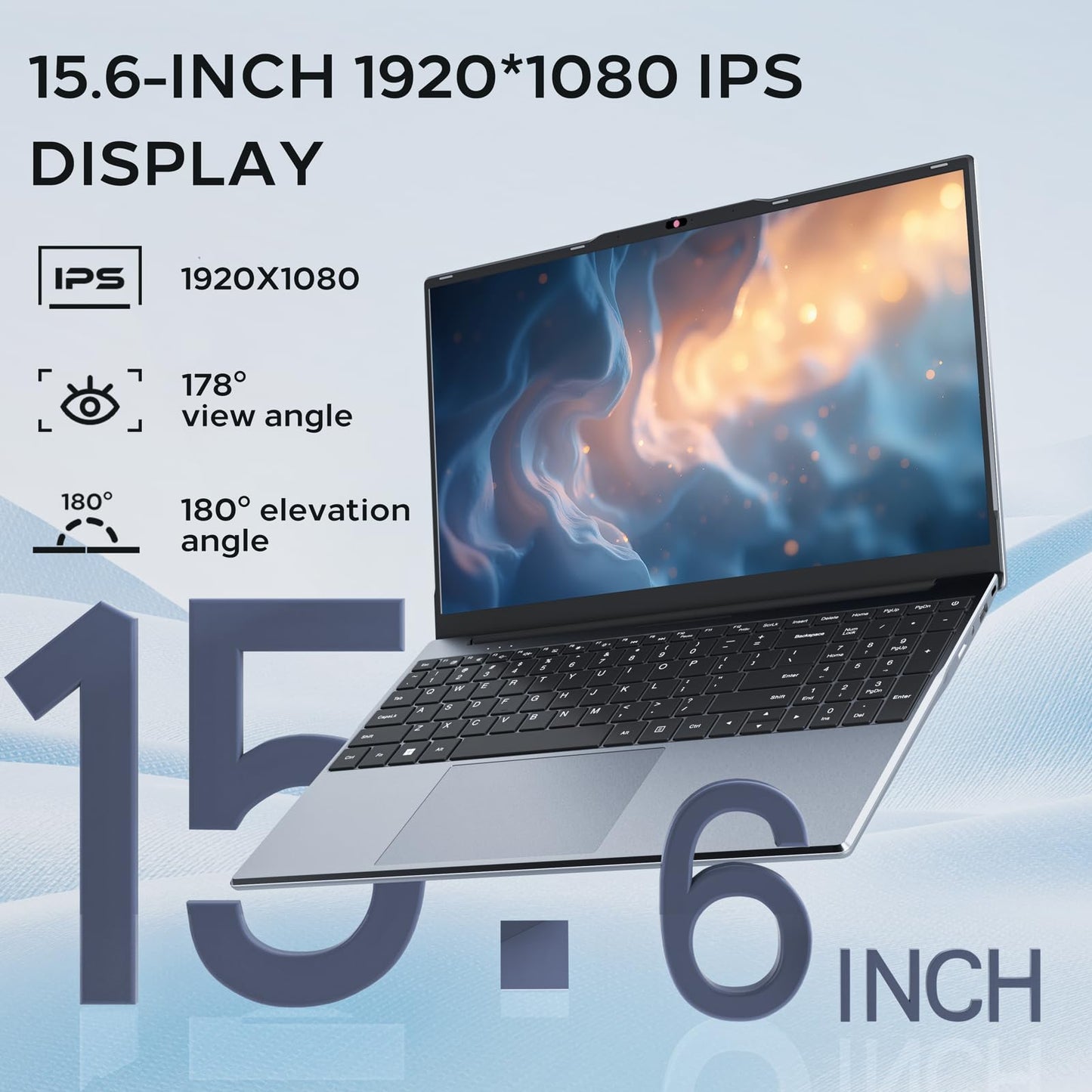 Phatom 15.6" FHD Laptop Computers, Compatible with Windows 11, Pentium Gold (Beats Pentium, Celeron), Cooling Fan, 4GB RAM, 128GB SSD, Up to 2TB, HDMI, for Business, Student