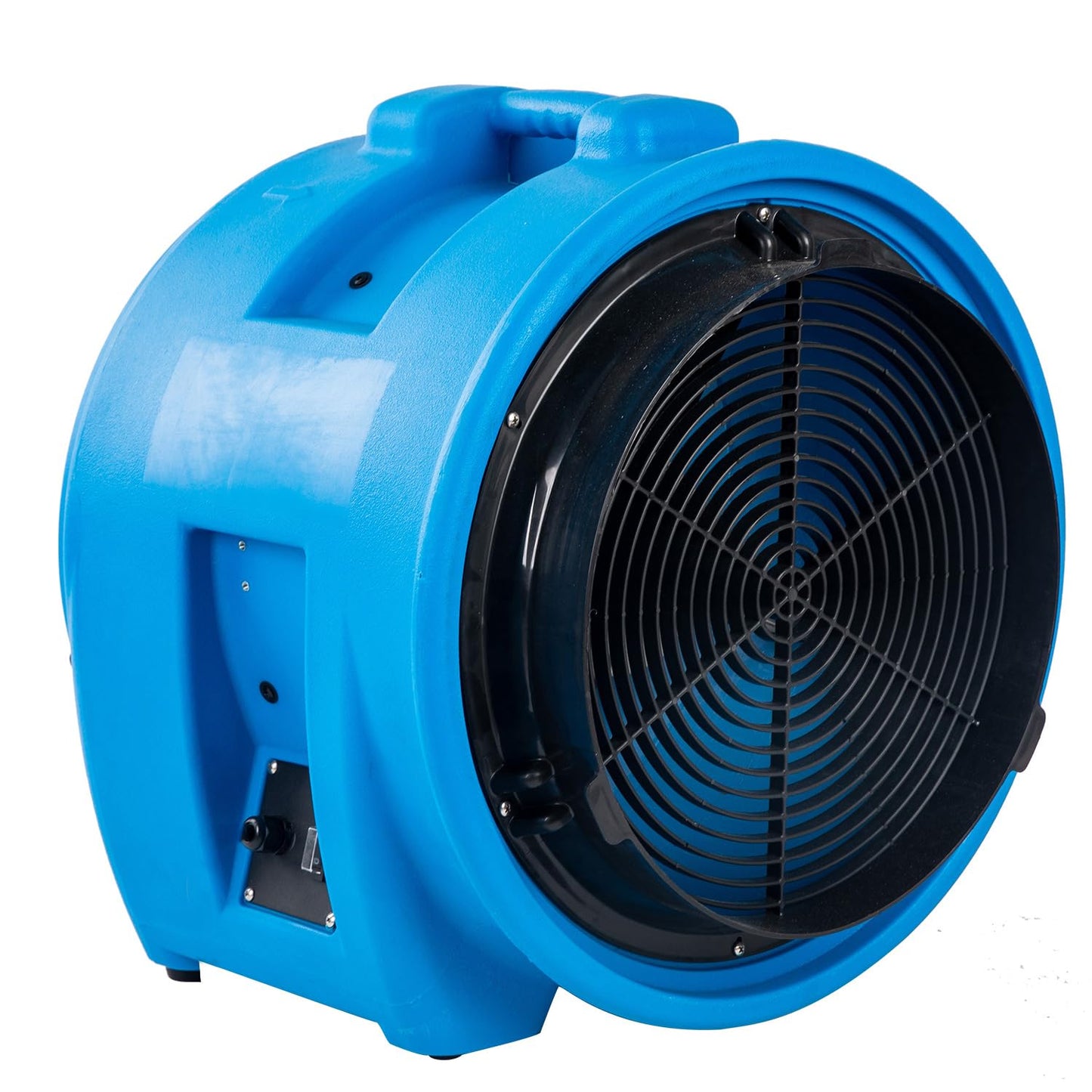 MOUNTO 16-Inch Axial Blower Exhaust Fan - 1HP, 5000 CFM, 200pa, Durable, Stackable, Ductable for Efficient Ventilation