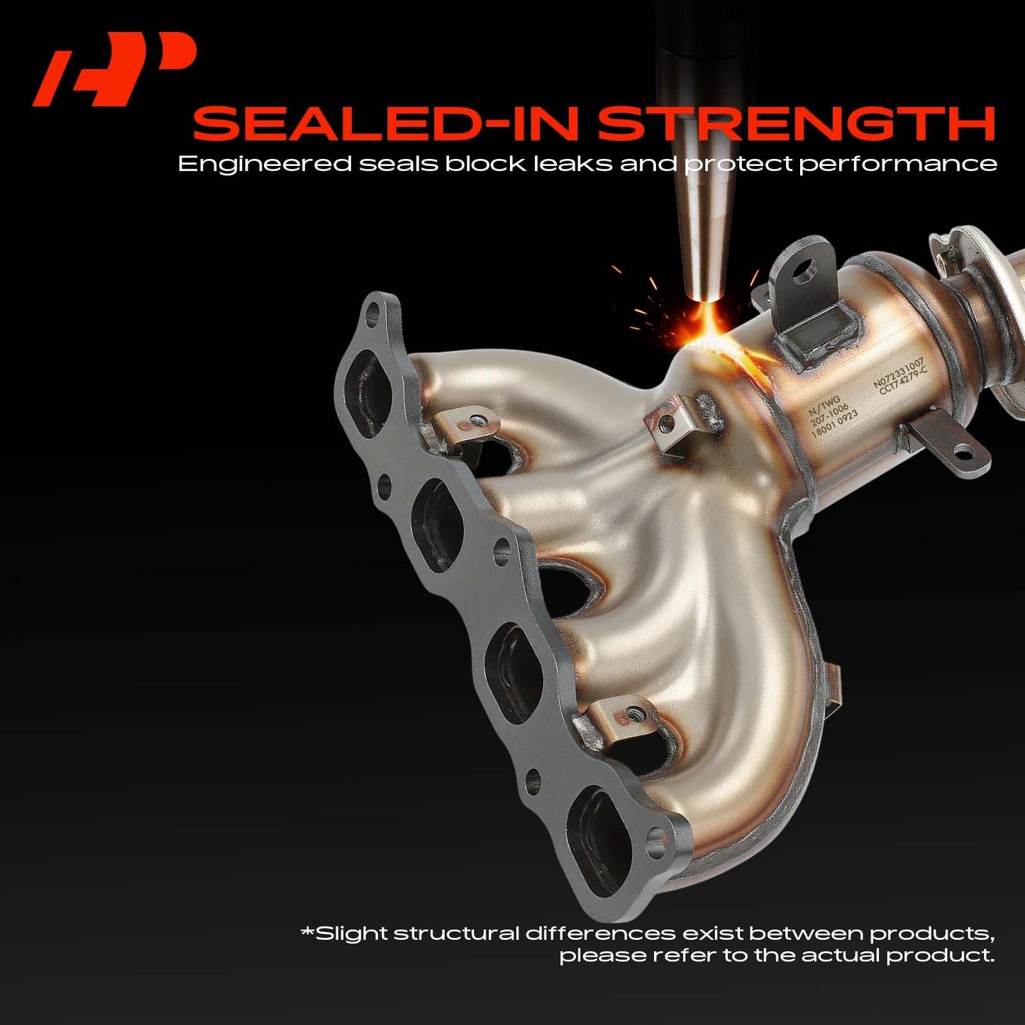 A-Premium Exhaust Manifold Catalytic Converter Kit Direct-Fit Compatible with Mitsubishi Outlander 2014-2018, Outlander Sport 2014-2015, 2.0L 2.4L, EPA Compliant, Replace# 1555A922