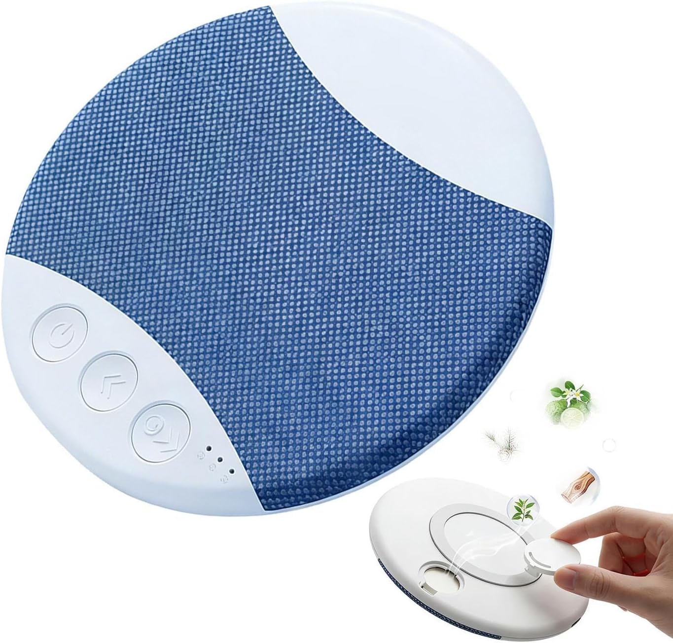 Generic 9.6x1.2cm/3.78x0.47 Inches Sleep Pillow Speaker, Wireless Sound Boxes,Thin Speaker with White Noise | for Home