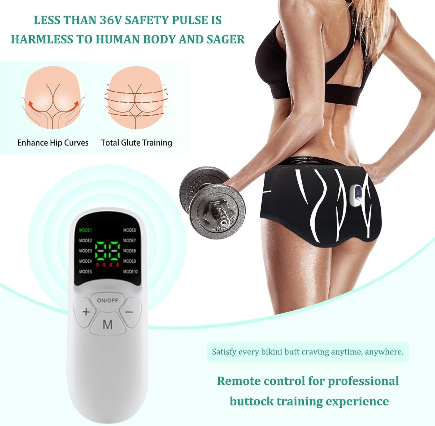 Fitness Abdominal Toning Belt Trainer, Ab Workout Equipment for Men Woman Abdomen/Arm/Leg Home Exercise