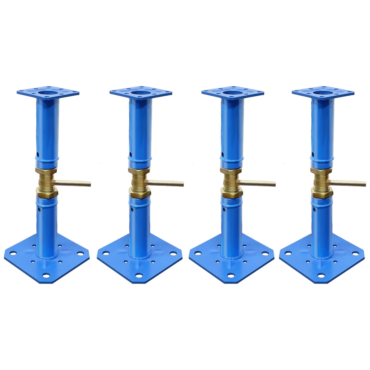 Adjustable House Jacks for Leveling - Q355B Carbon Steel Floor Jack, 11.5-20inch Bidirectional Thread Adjustable Jack with 10000lb Load Capacity for Attic, Roof Beam & Stair Platform, Rust Proof