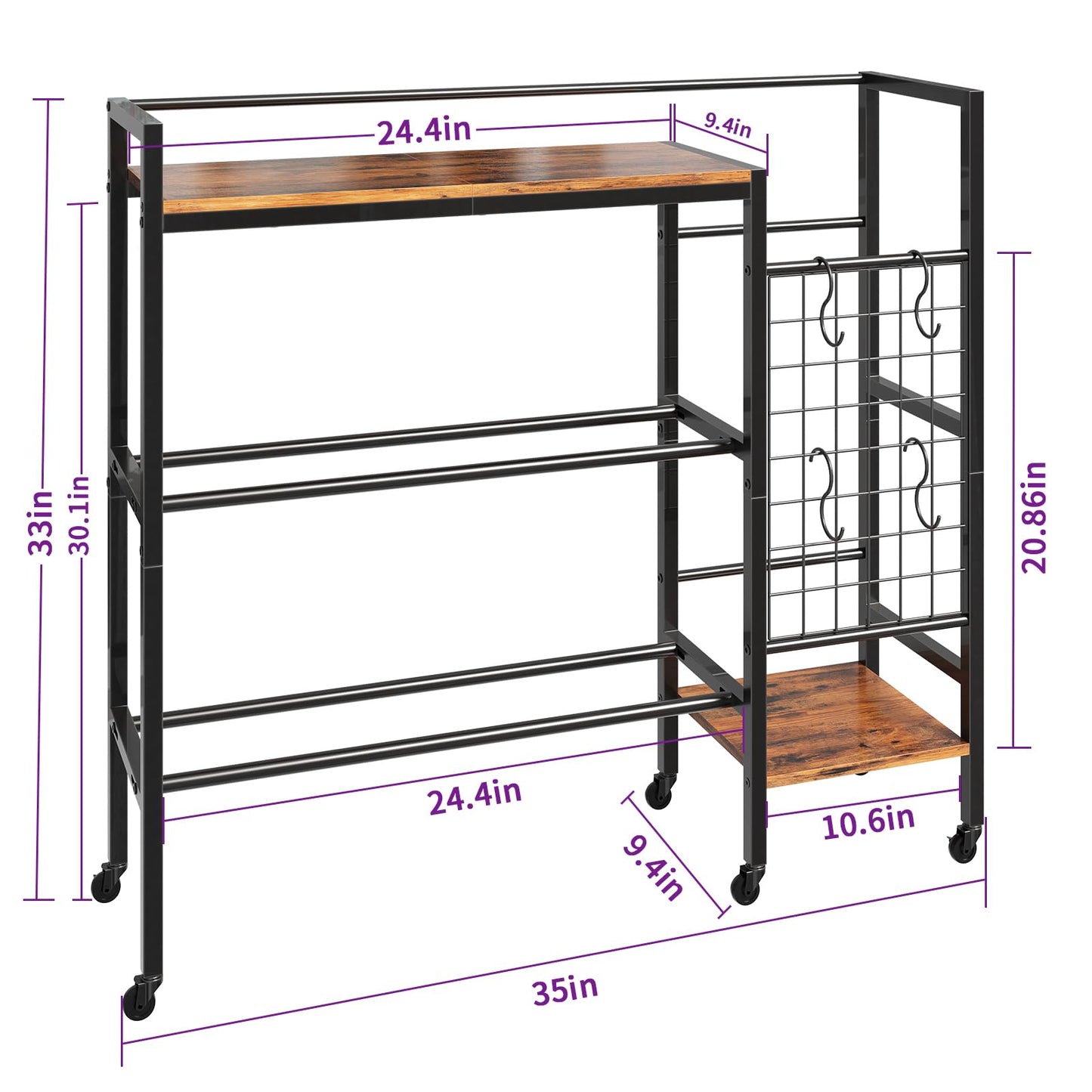 HavenlyYouth Dumbbell Rack, Gym Storage Rack, Weight Rack for Home Gym, Dumbbells, Kettlebells, Yoga Mats & More Space-Saving Home Gym Organizer