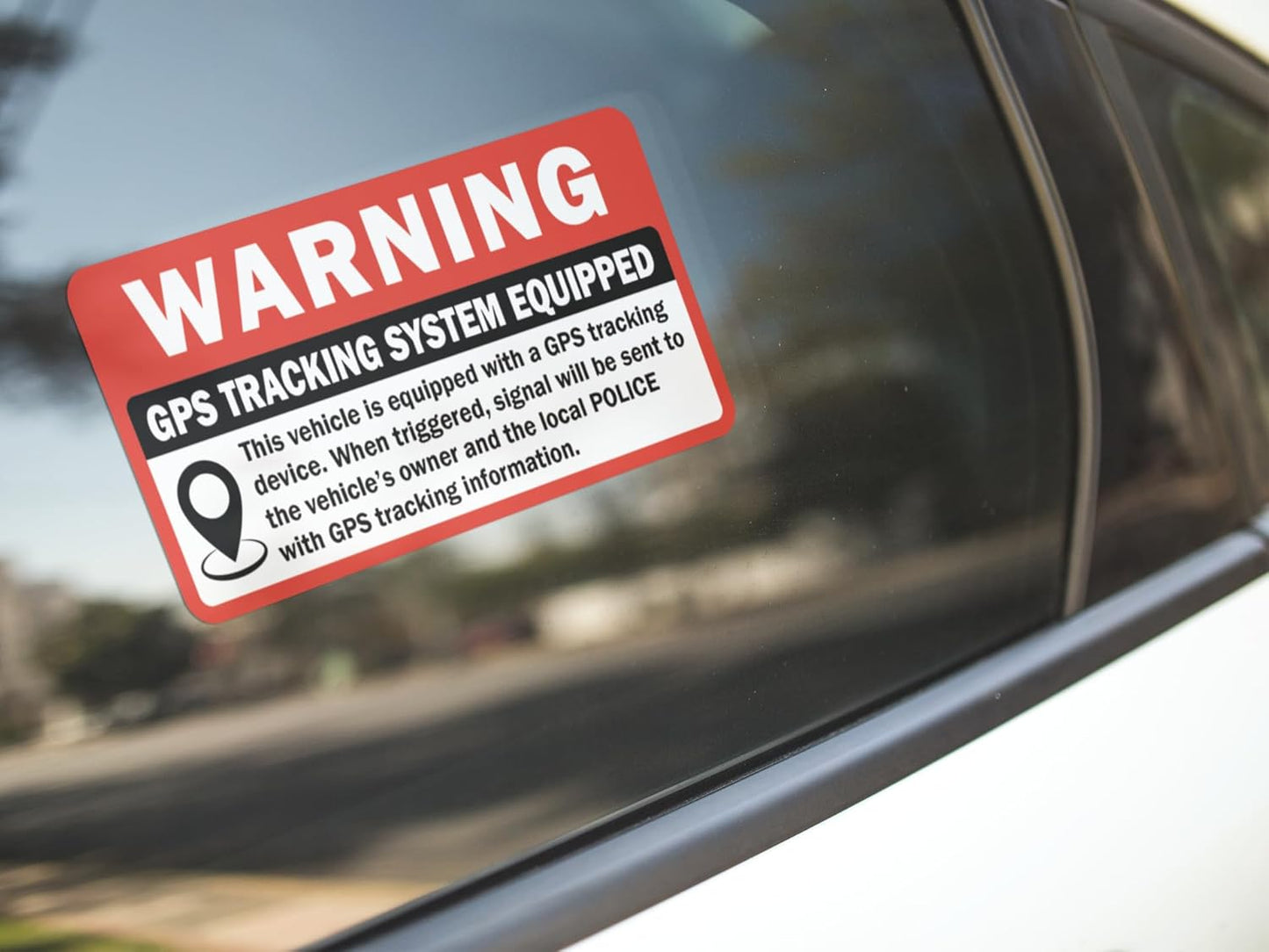 Sticky Expressions (8 3" 1.5" GPS Tracking Sticker For Car Pcs), Size by - Strong Adhesive, Durable, Waterproof, UV