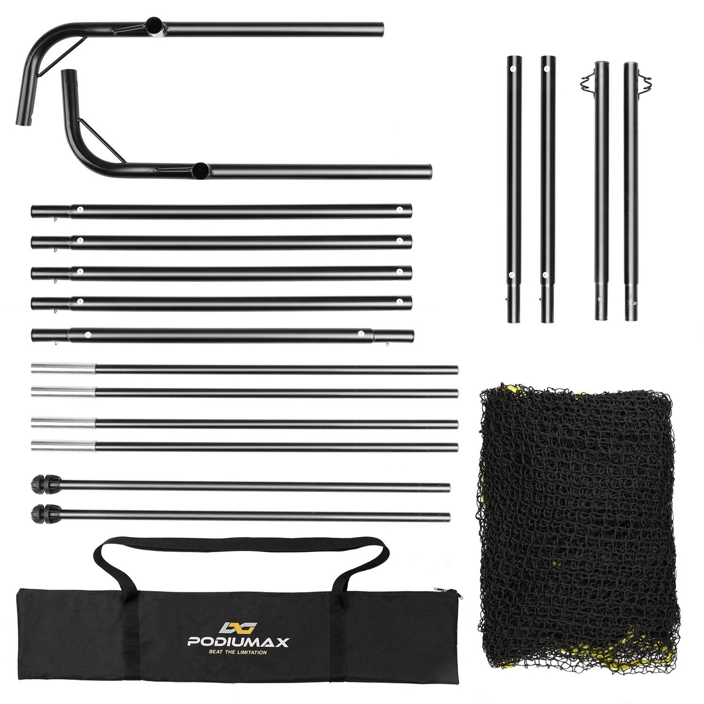 PodiuMax Golf Net, 10x7ft Golf Practice Net, Hitting Nets for Backyard Garage, Improve Chipping Putting Pitching, Gift for Men & Golfers
