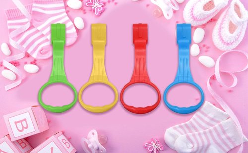 Baby Pull Up Ring - 8 Pack Stand Up Walking Assistant Handles for Playpen & Crib
