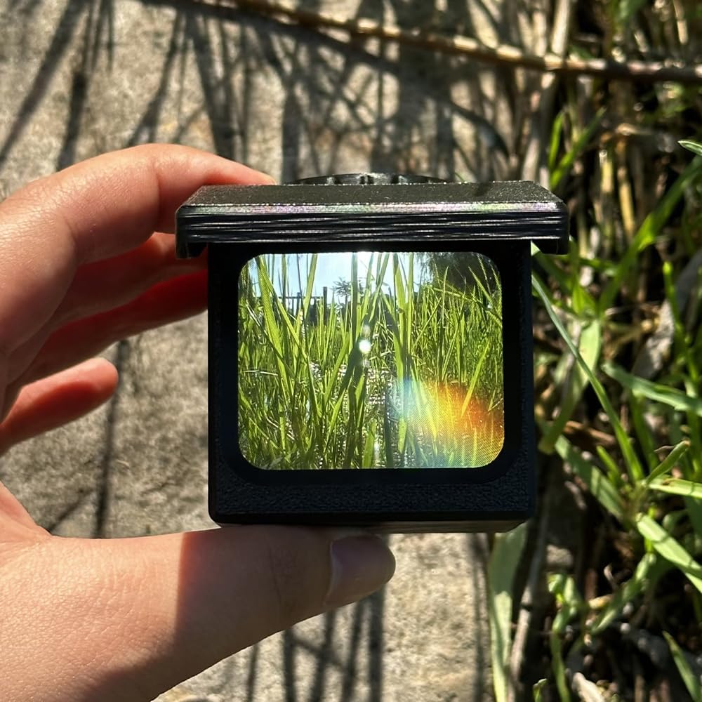 Catcher,3D Ouliget Optical Waist Level Viewfinder,View Printed Waist-Level Camera Viewfinder Frame,Travel Scenery Photo