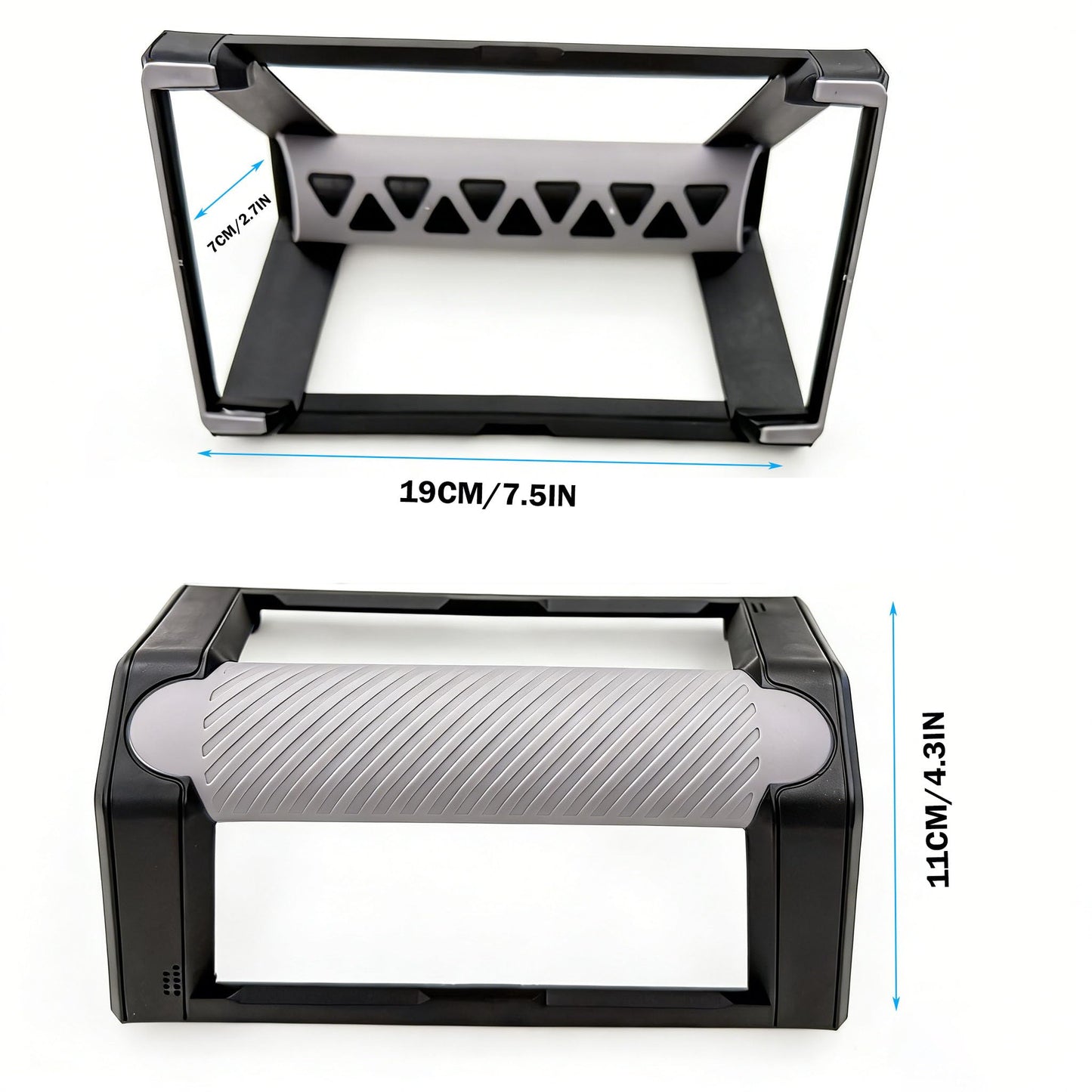 YIMOYIYA Triangular Push Up Bars with Non-Slip Base & Wrist Support – Stable Push Up Stands for Home Gym, Chest and Arm Workout Equipment for Men and Women (1 Pair)