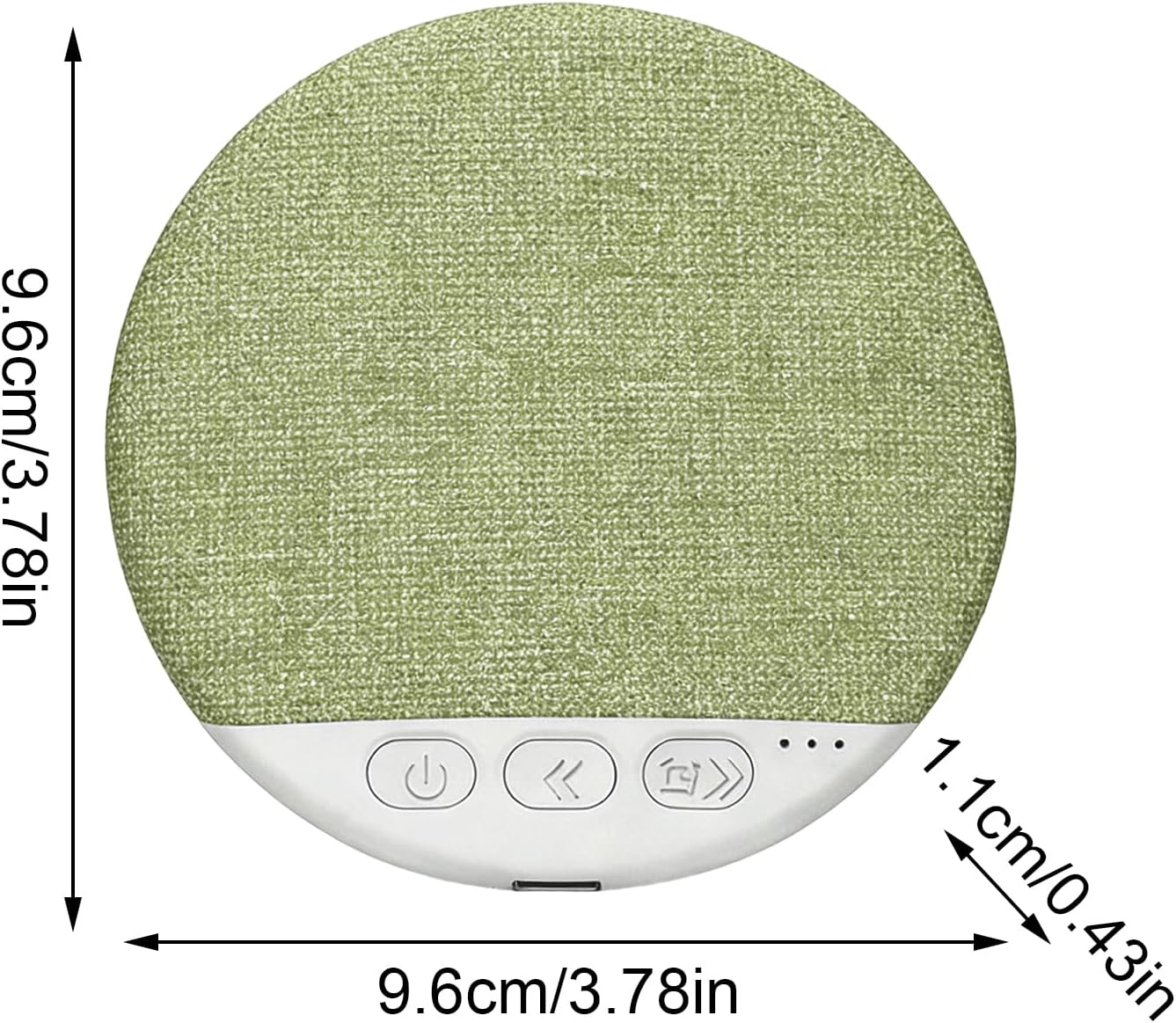 Generic 250mah, Under Pillow Speaker, with White Noise and Timer, Pillow Speaker, Bone Conduction Bluetoth Audio