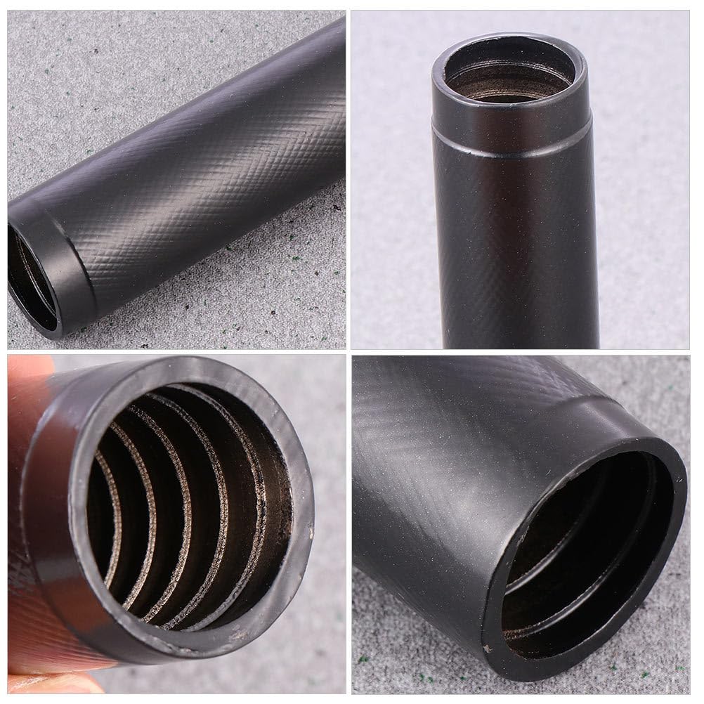 BESPORTBLE Dumbbell Connector - Adjustable Barbell Extender for Home Use Steel Dumbbell Connecting Rod Black 2 Pieces