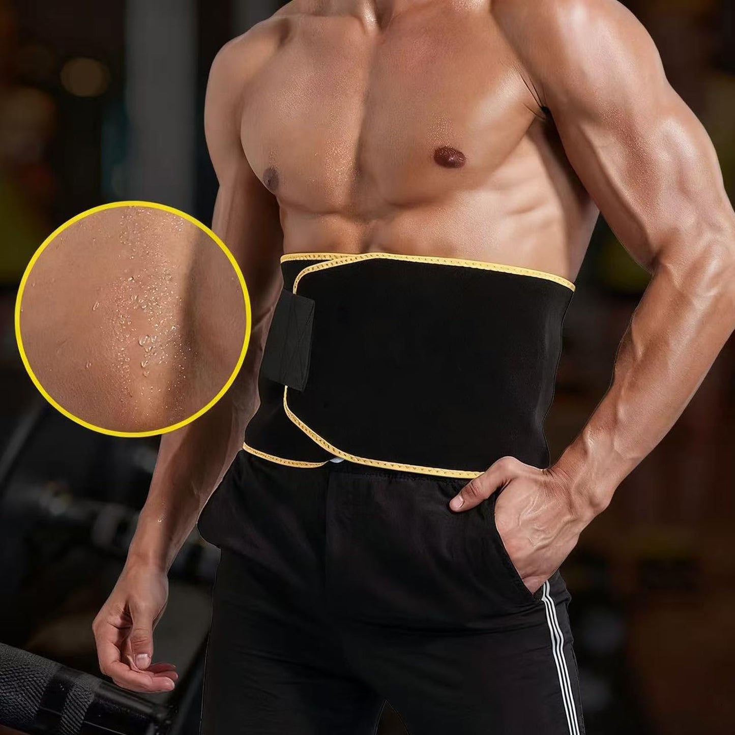 KYHYFJMD Waist Trainer Trimmer for Women and Men Working Out Sweatband Waist Sweat Belt Slimmer Body Shaper for Women Belly Fat Pink